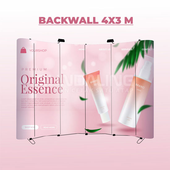 Backwall Curve 3x4 M