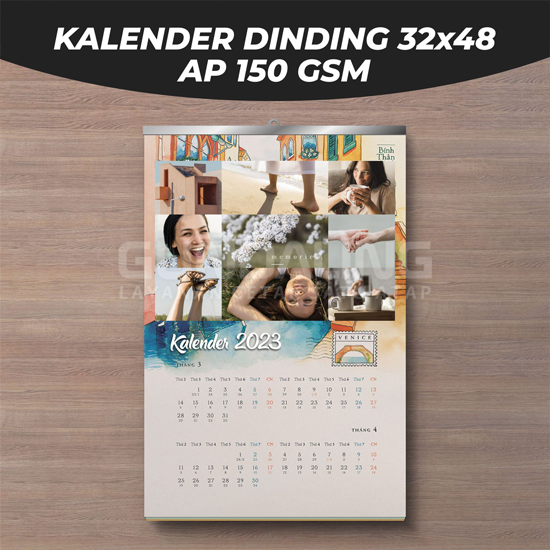 Kalender Dinding 32 x 48 CM AP150