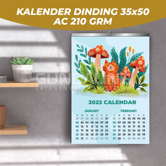 Kalender Dinding 35 x 50 CM AC 210