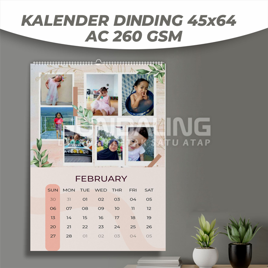 Kalender Dinding 64 x 44 cm AC 260