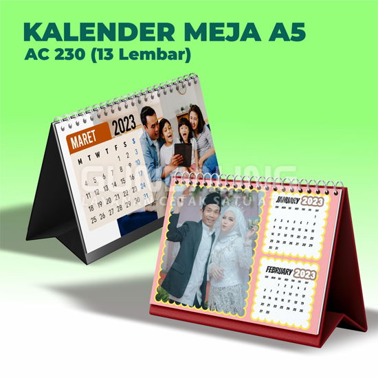 Kalender Meja A5 AC230 (13 Lembar)