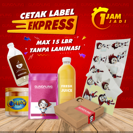 Cetak Label Express 1 Jam