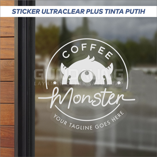 Sticker Maxdecal Clear + Tinta Putih