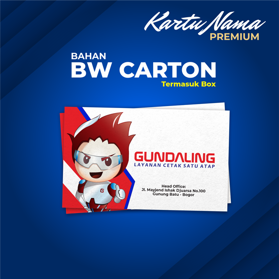 Kartu Nama Bw Cartoon